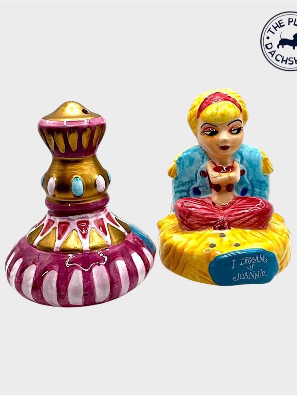 I Dream of Jeannie Ceramic Figurine Salt & Pepper Set